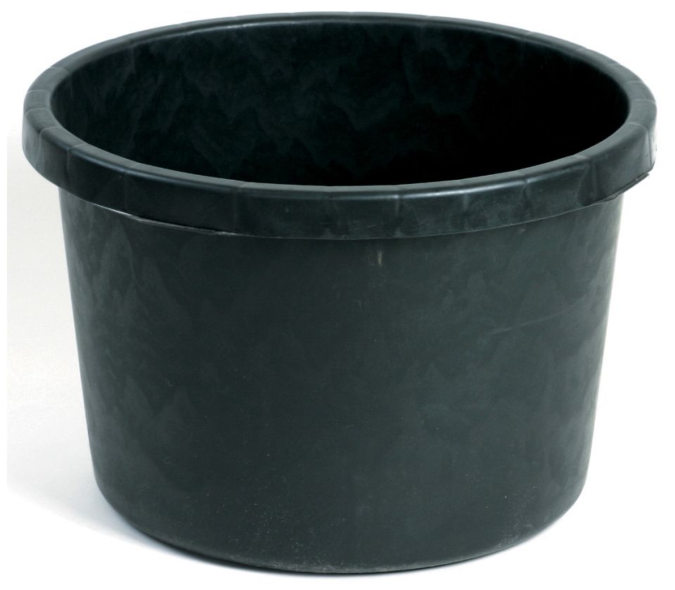 Sort rund murerbalje i 65 liter og 90 liter